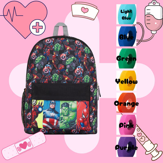 Marvel Tube Backpack, Tubie Backpack, Adapted Backpack